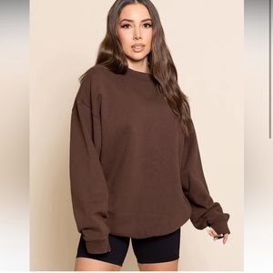 BRAND NEW Thirty Years Brown Oversized Sweatshirt